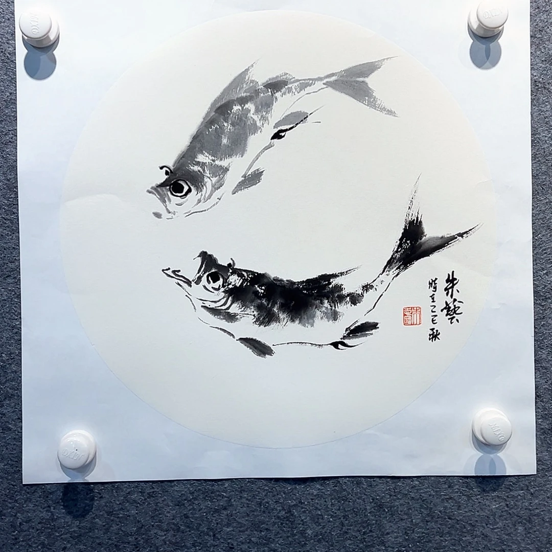 国画纯手绘系列画心