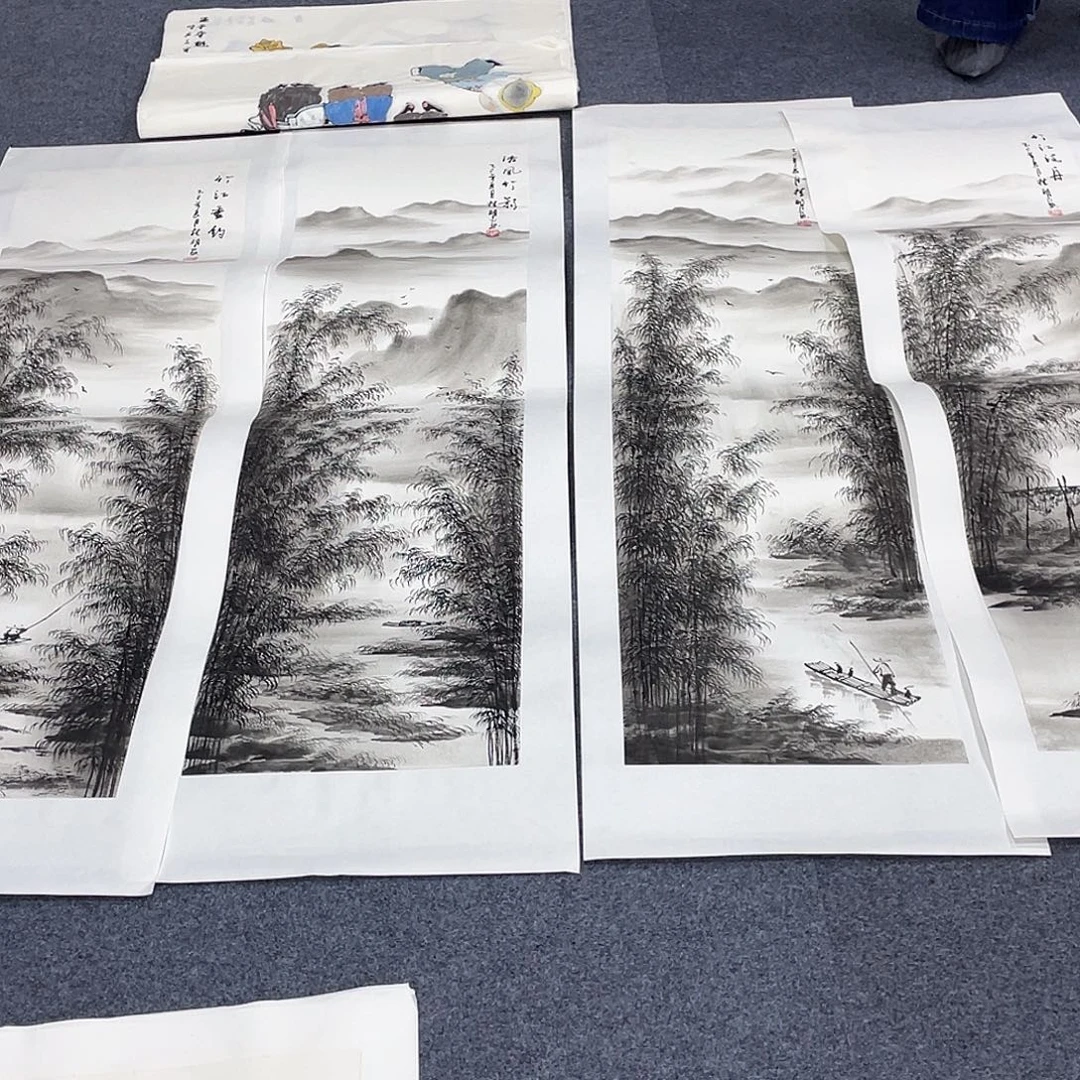 国画作品小姐姐放漏…