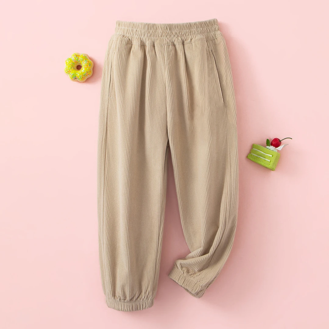 儿童裤子男女童束脚裤大童长裤子运动休闲卫裤牌W1152