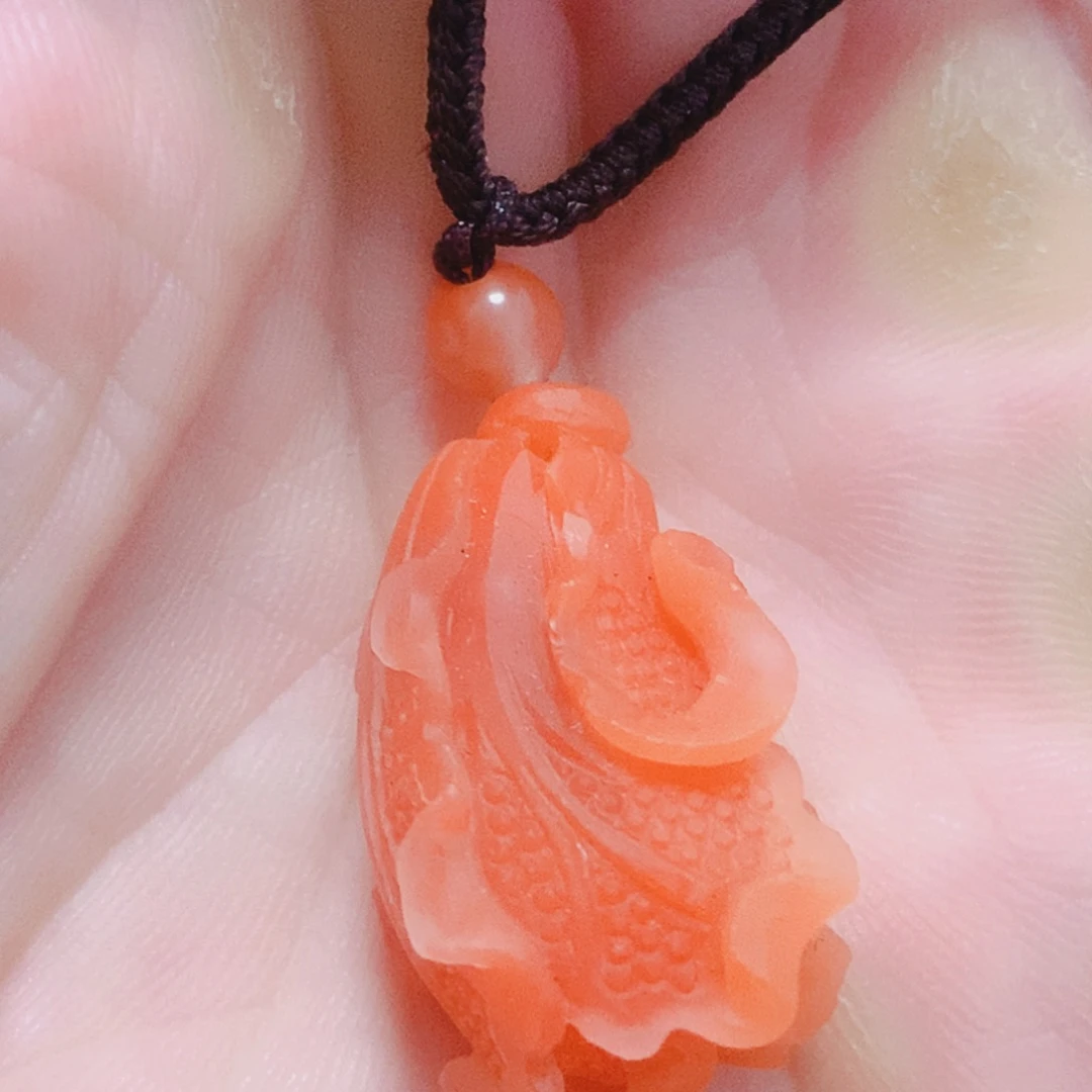 南红玛瑙未镶嵌吊坠(不含链)