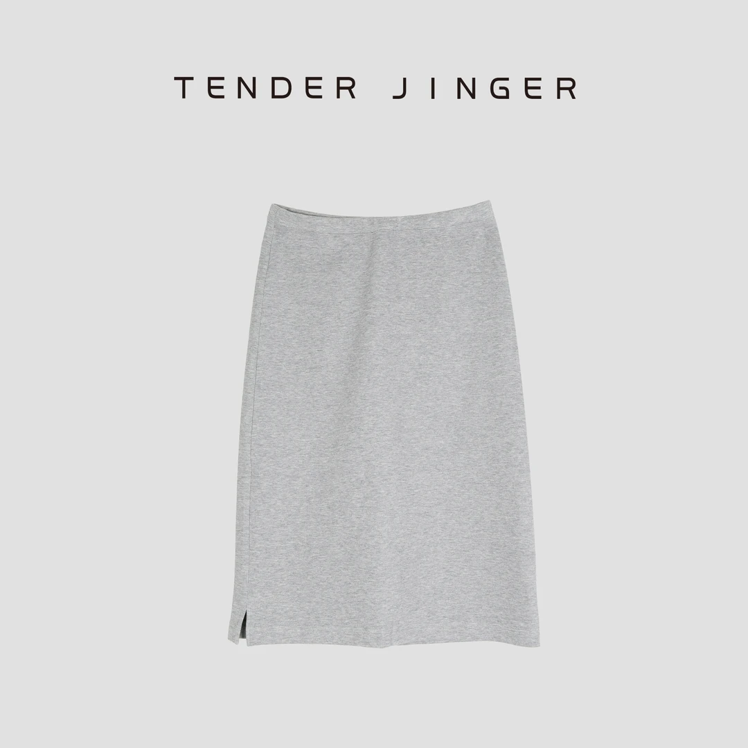 Tender Jinger时尚百搭休闲抽绳半身裙T52HSS30875
