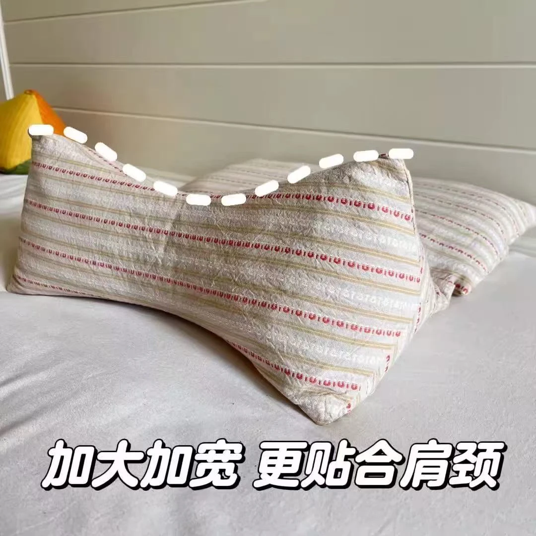 纯棉荞麦壳枕头枕芯成人家用助睡眠护颈椎睡觉舒适荞麦皮燕姐