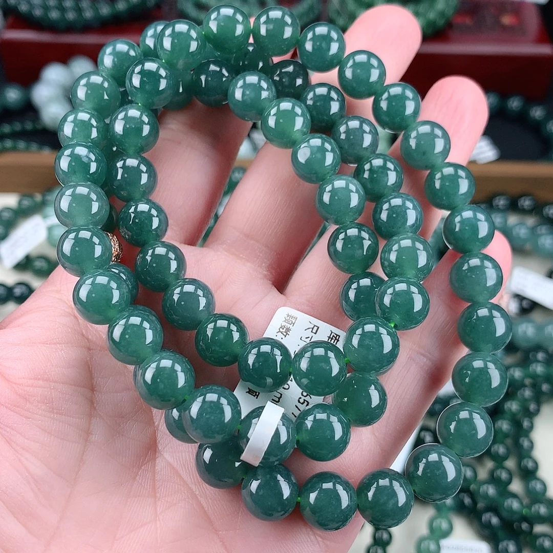 翡翠未镶嵌毛衣链