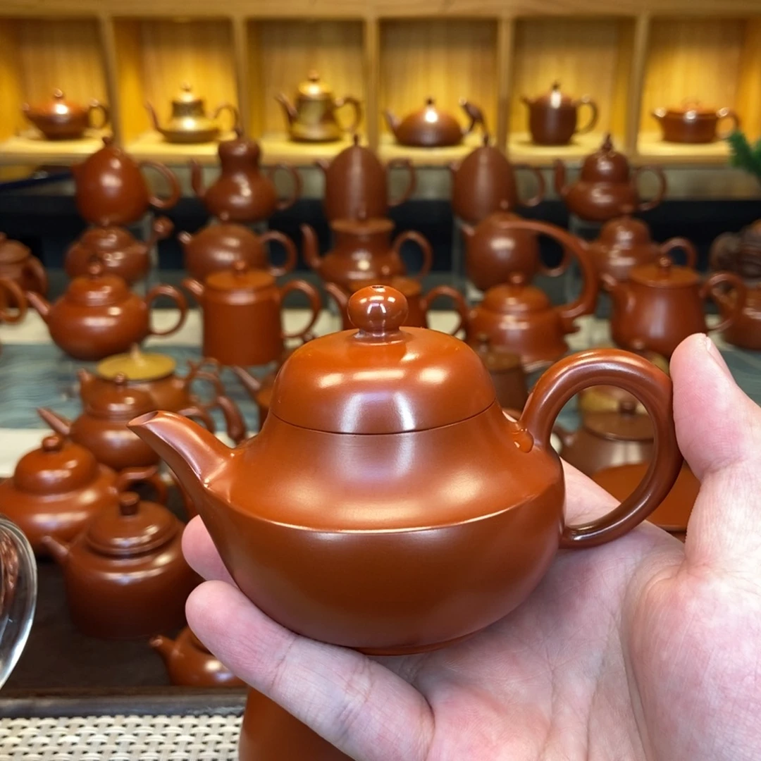 茶壶紫砂用****2潮州手拉壶手拉壶