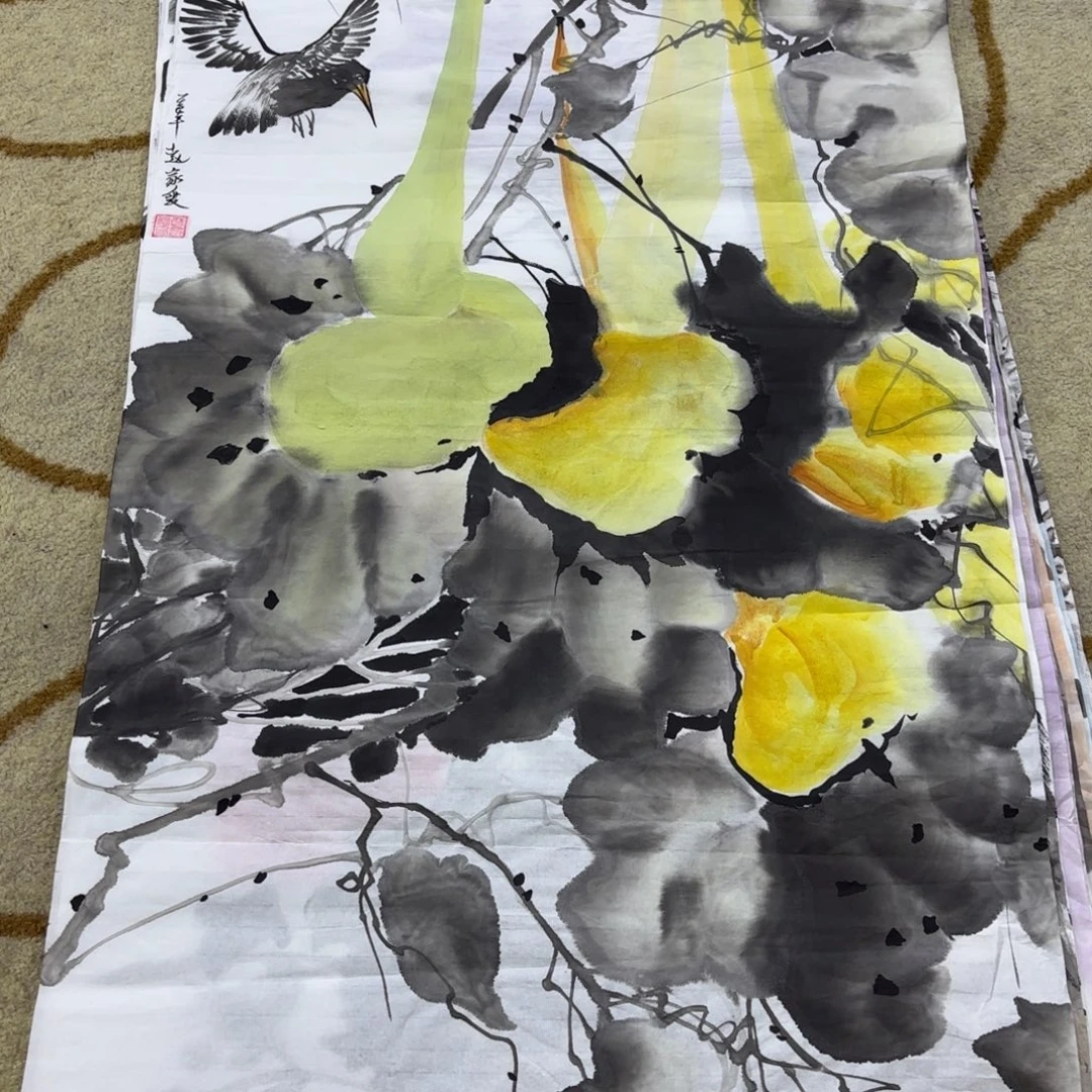 国画赵家爱老师作品刘