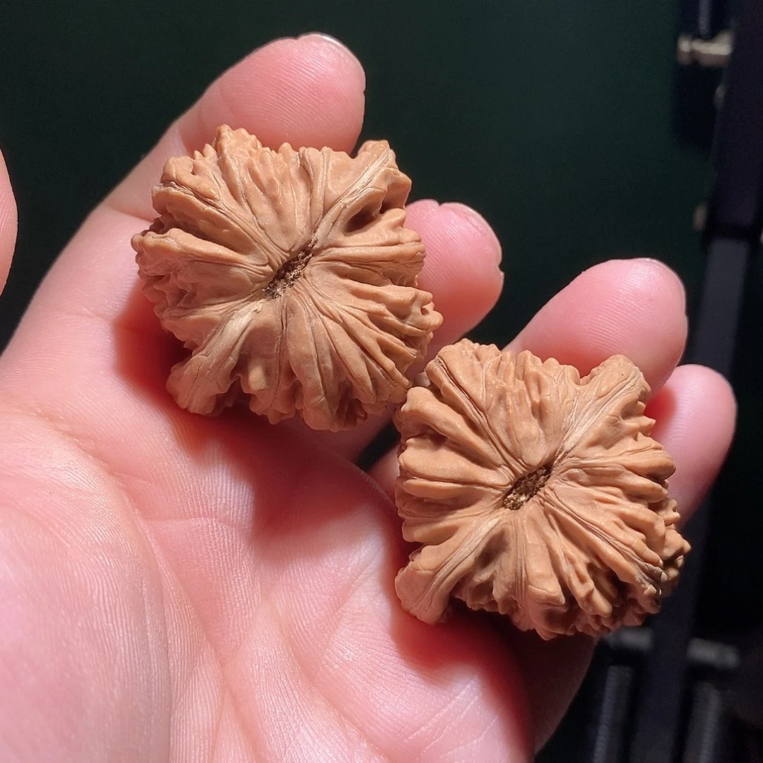 文玩核桃把件41四座楼全品