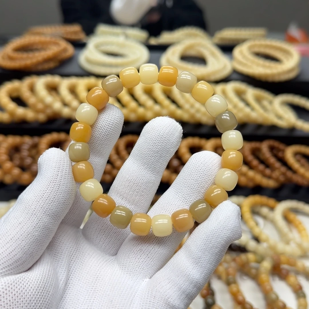 菩提根/象牙果手串9×10 5年 鬼工