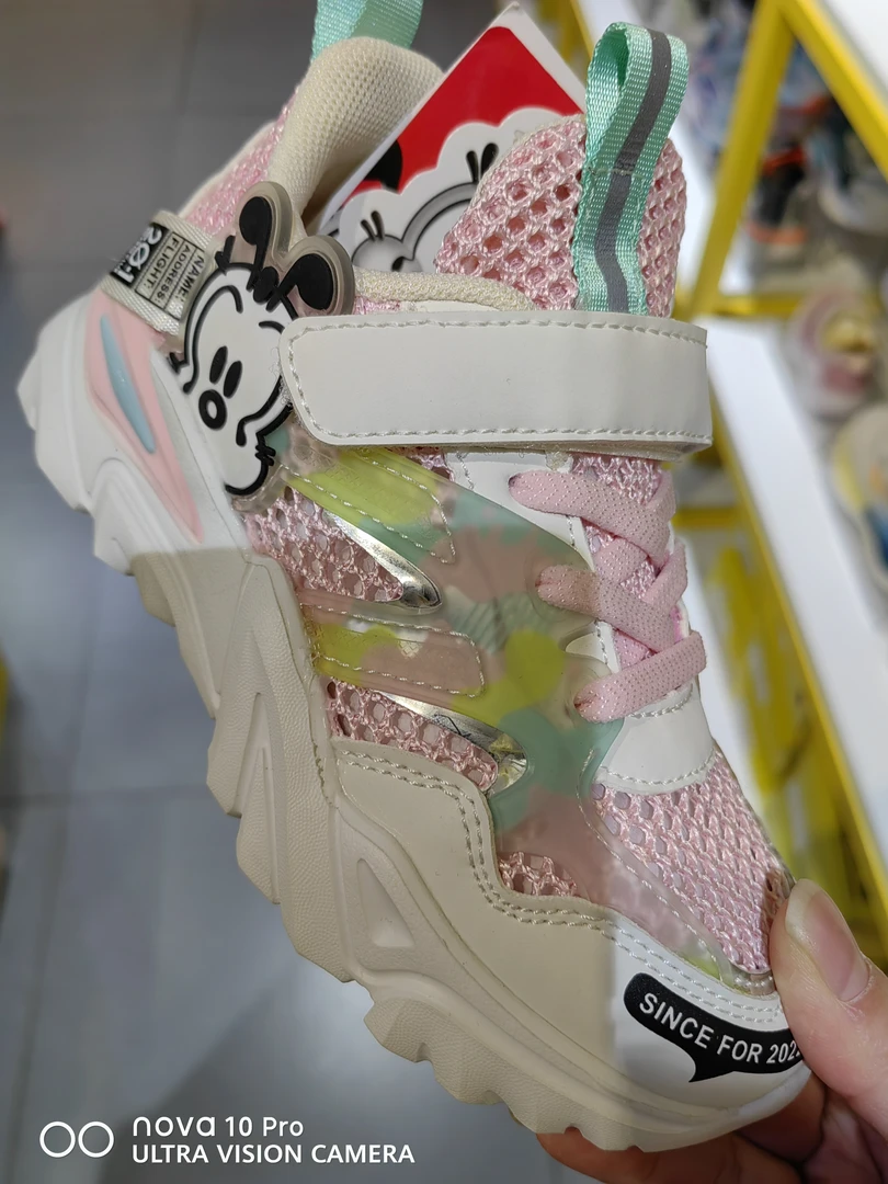 运动鞋单网白色运动网面童鞋休闲鞋网鞋夏季时尚女透气