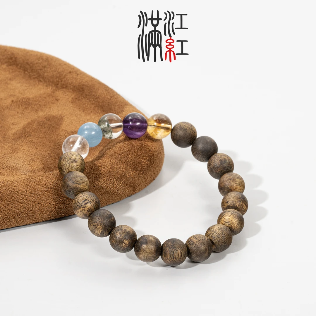 满江红 沉香「国色生香」海南莺歌绿虫漏99沉DIY设计款五X多宝U23