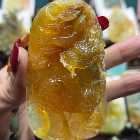 岫玉挂件未镶嵌挂件