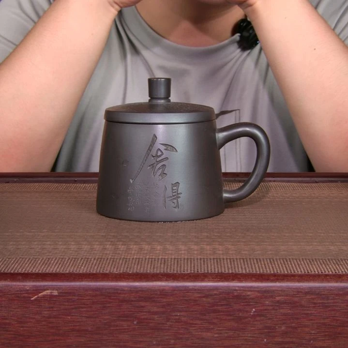 茶杯紫砂高货放漏