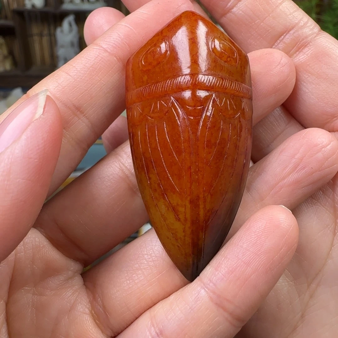 源***和田玉（糖玉）未镶嵌挂件