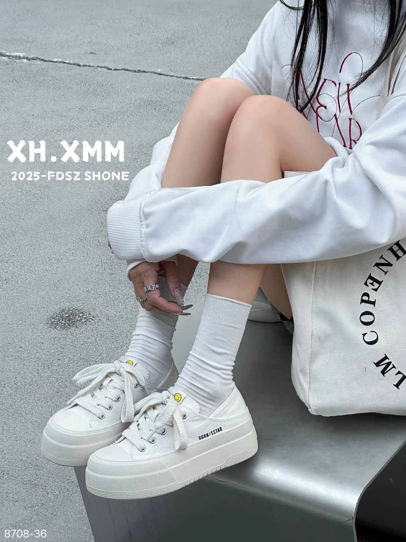 【ZYNR】厚底百搭ins帆布板鞋夏季（33号）