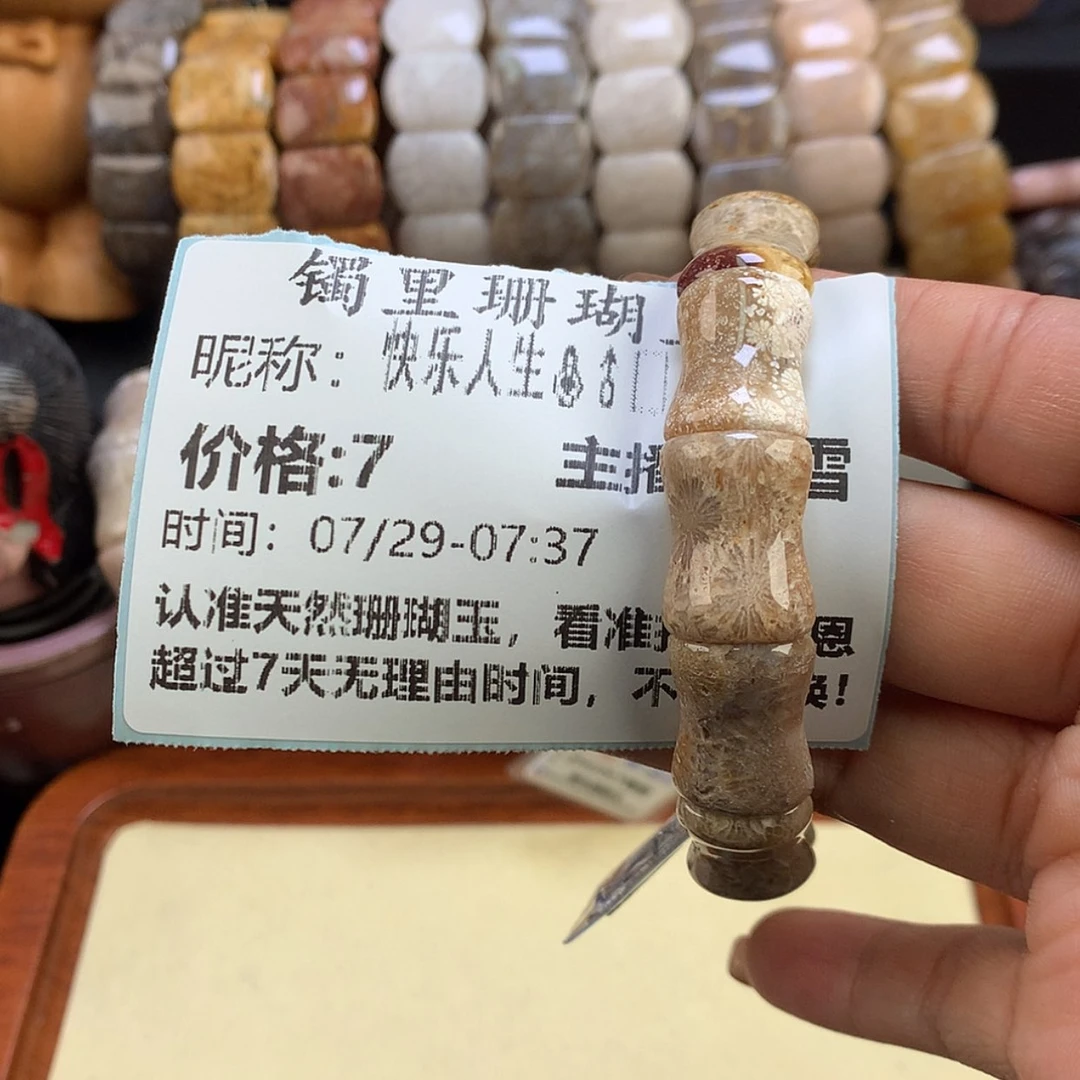 【闪购商品】硅化珊瑚（珊瑚玉）未镶嵌颈饰快****