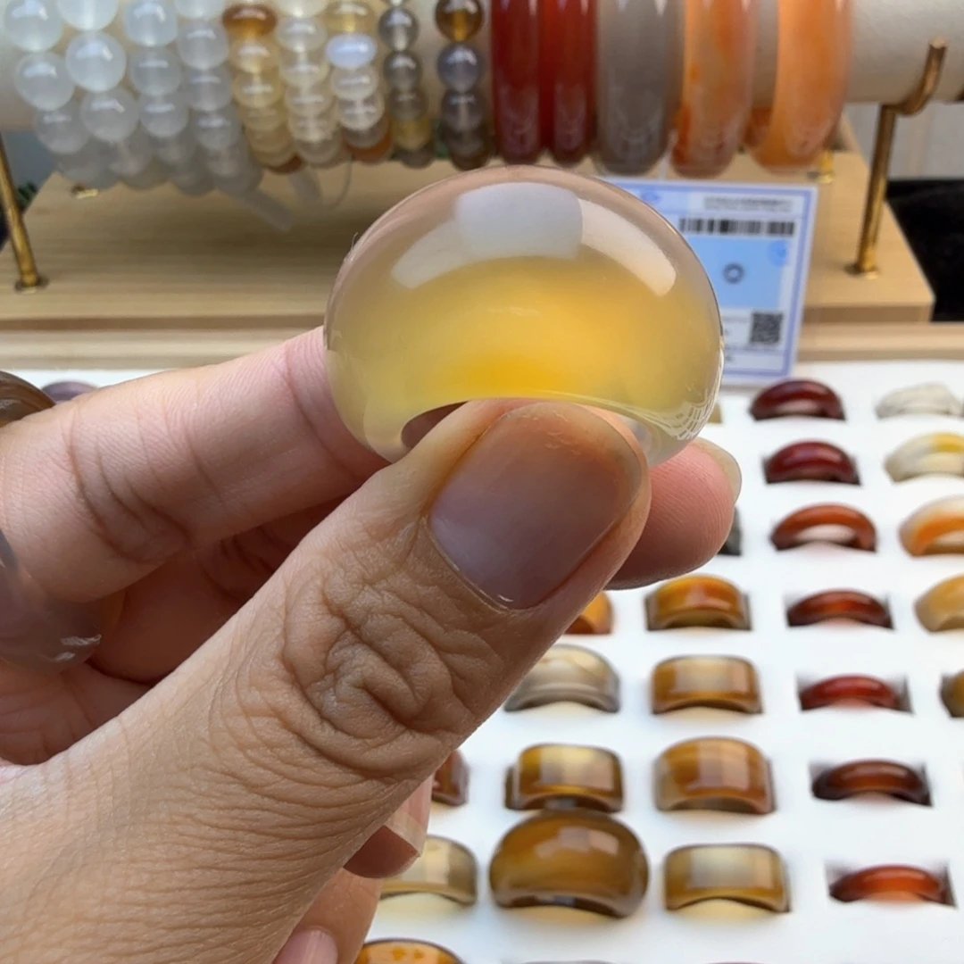 小****未镶嵌戒圈玛瑙/玉髓20圈