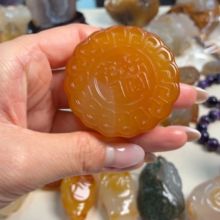 未镶嵌吊坠(不含链)玛瑙/玉髓
