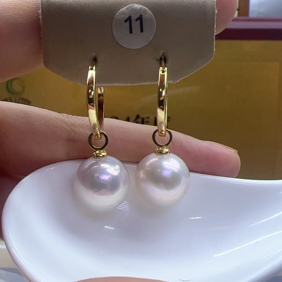 淡水珍珠耳饰未镶嵌