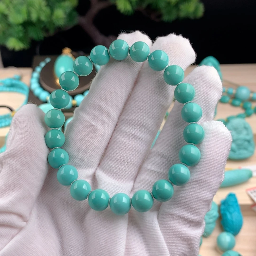 绿松石圆珠卡8.5未镶嵌