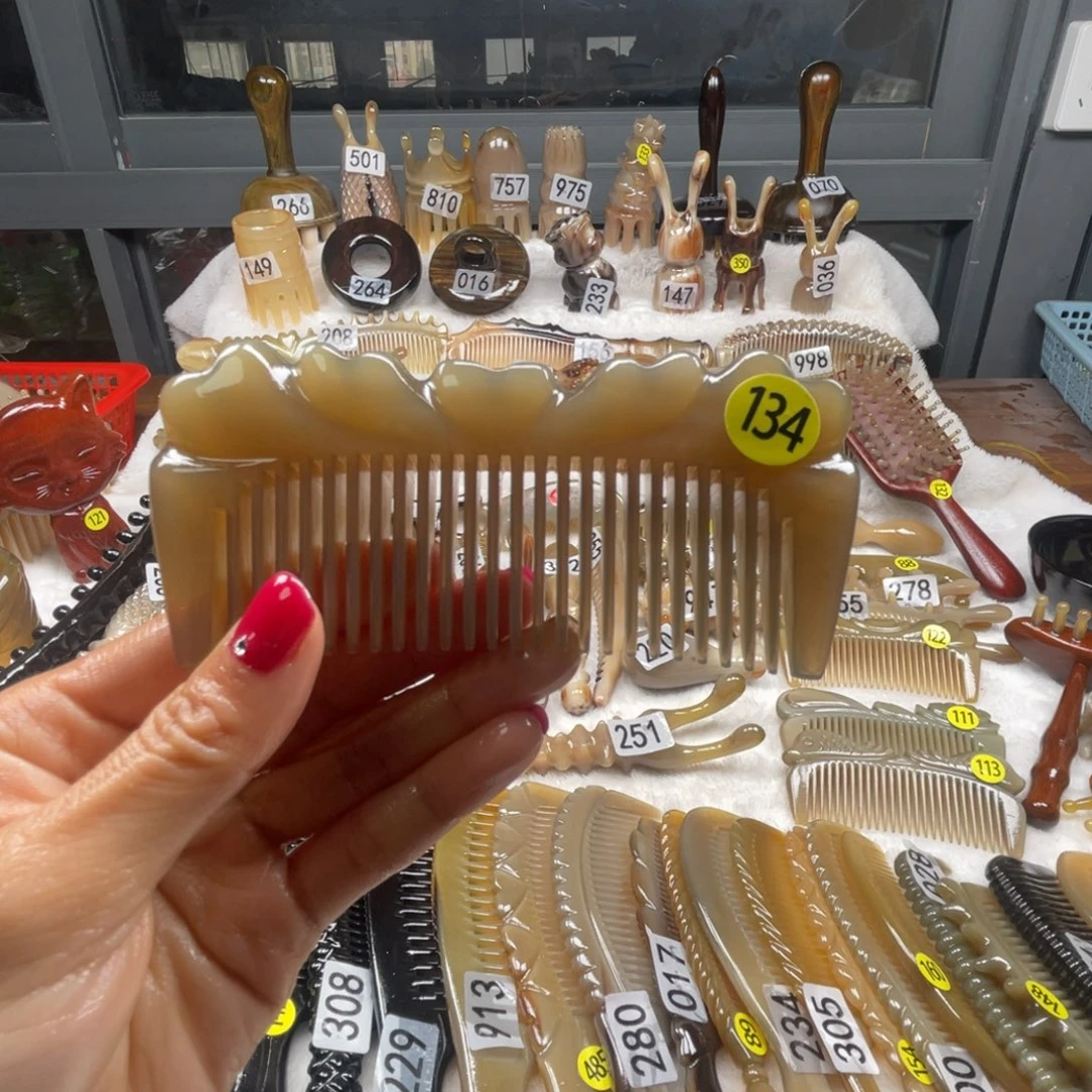 牛角梳牛角福利款牛角牛角梳子福利款