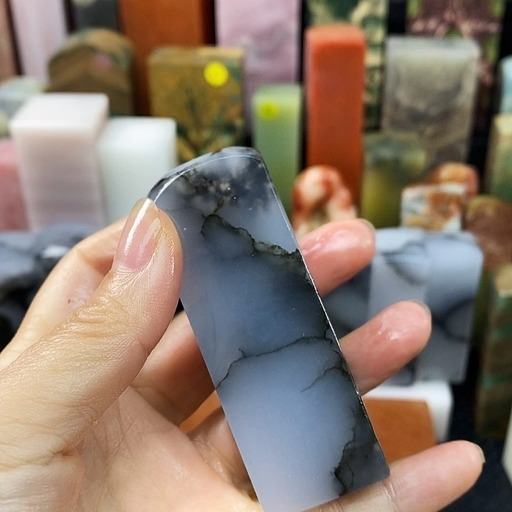 用***8印石青田石云南石头