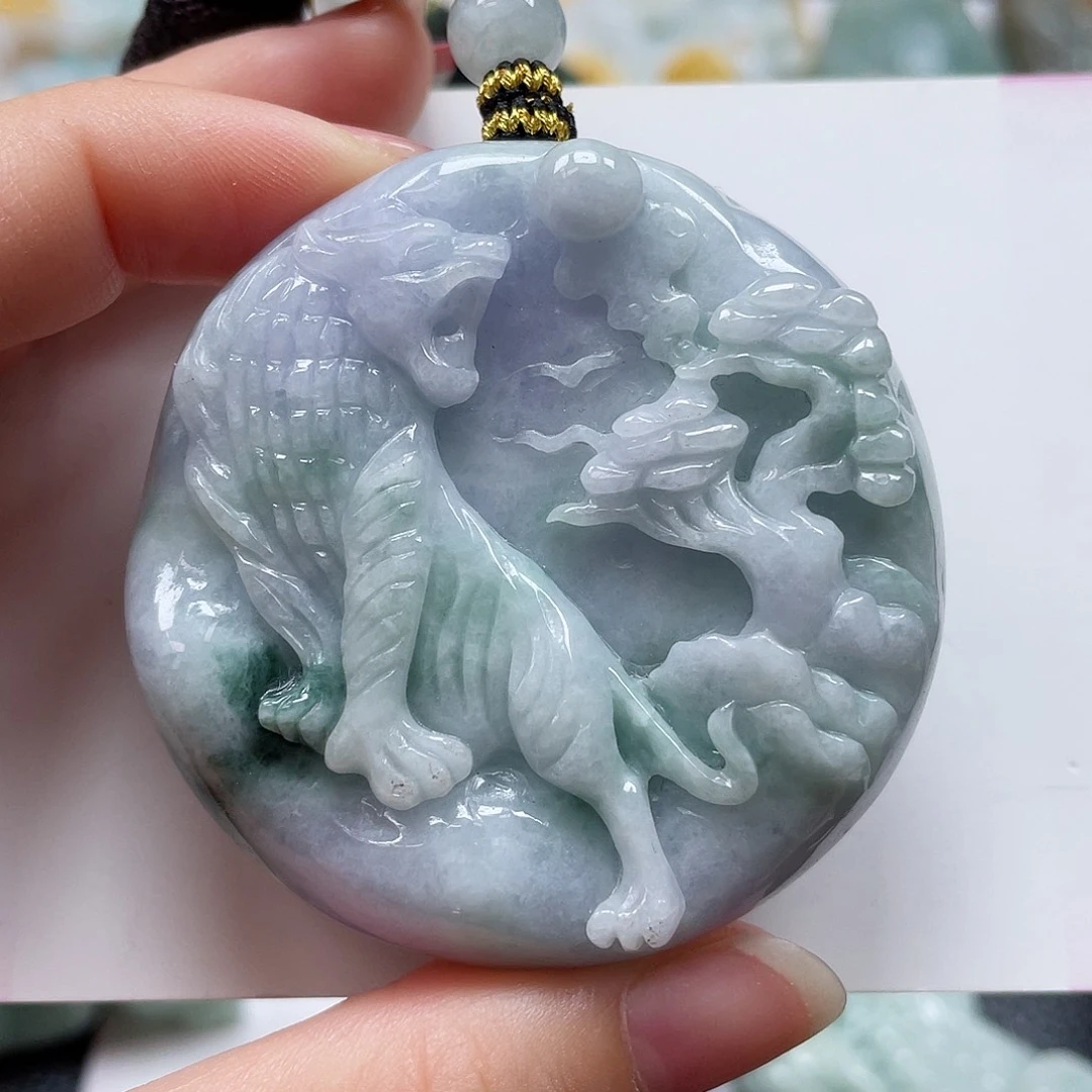 翡翠未镶嵌吊坠(不含链)翡翠