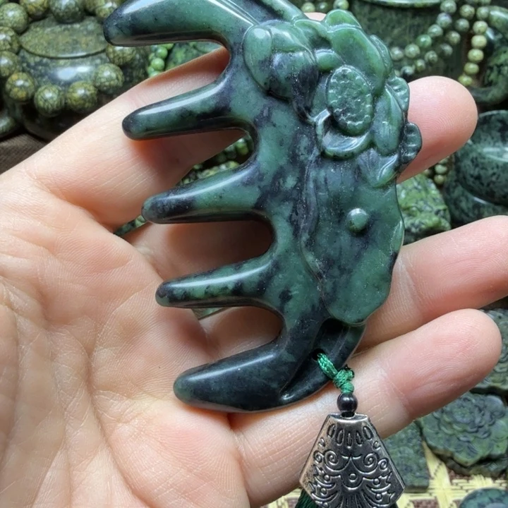 蛇纹石玉未镶嵌药王石能量养生产品