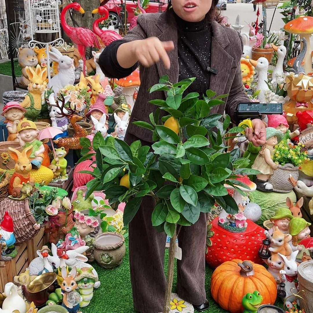 【闪购商品】无铅玻璃花园摆件&000&