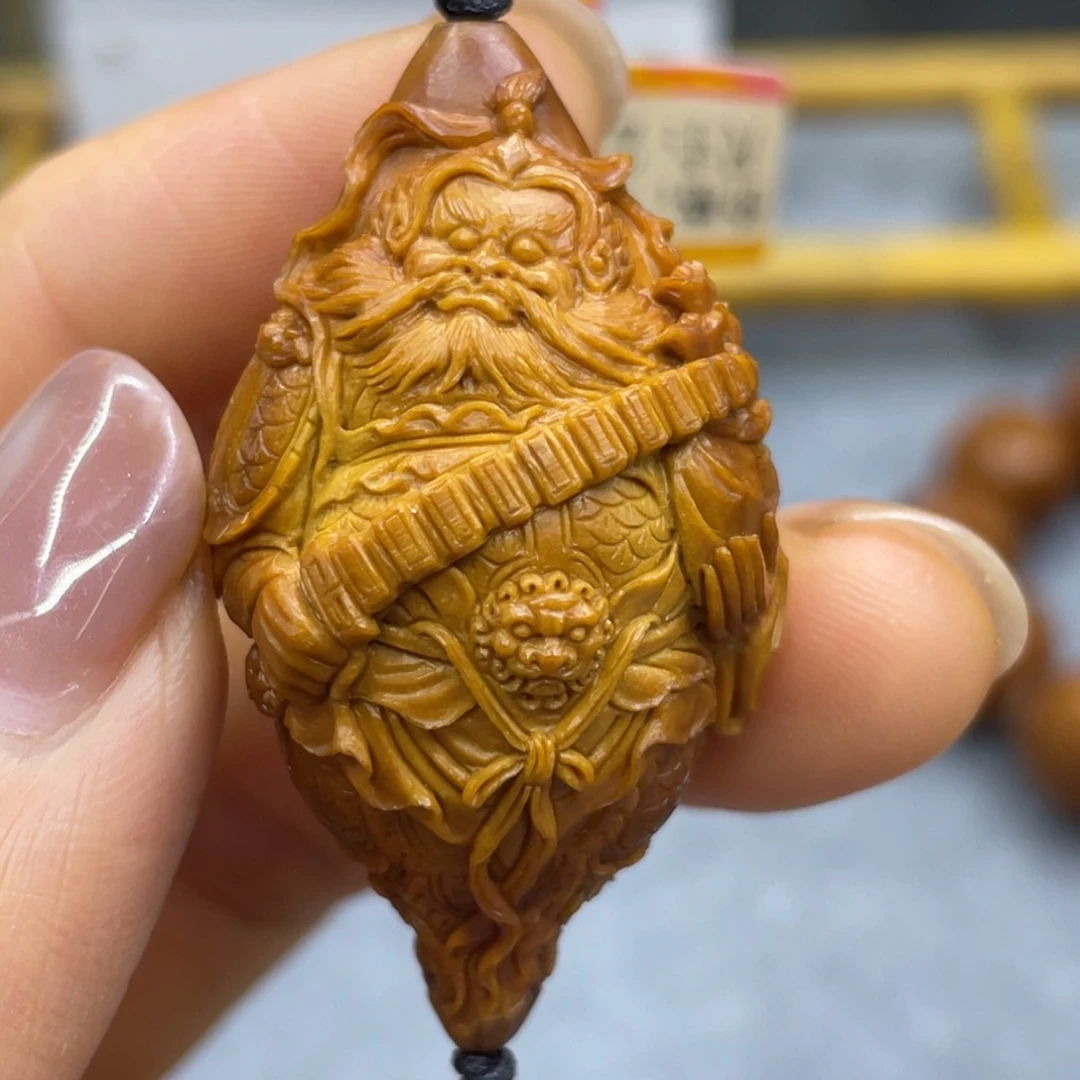 橄榄核吊坠赵公明单子