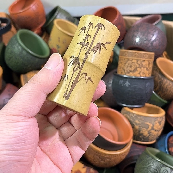 茶杯紫砂全手工紫砂主人杯