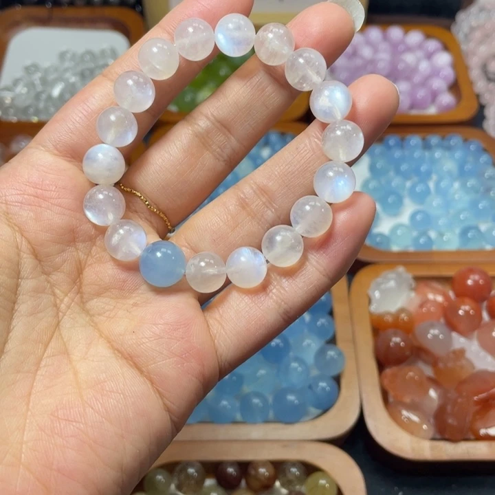 水晶手链未镶嵌蓝月光