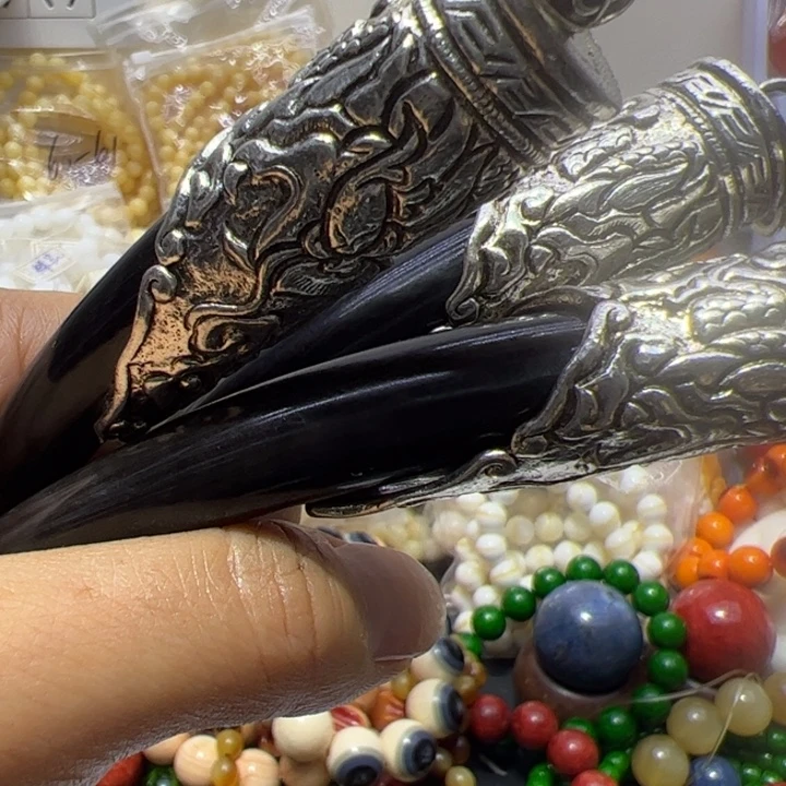 大果紫檀（缅甸花梨）黑挖王手把