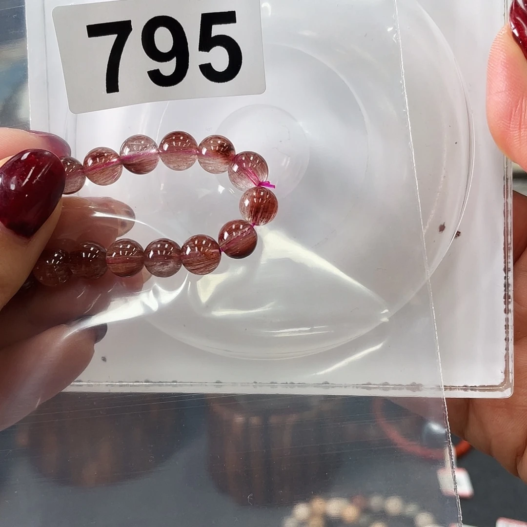 小***兔水晶手串未镶嵌手串795。