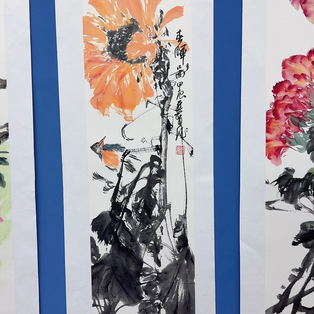 国画多次参加国内外大型