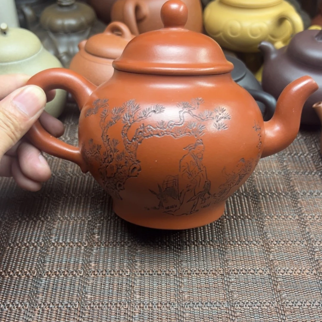 紫砂茶壶宜兴原矿紫砂壶500毫升容量