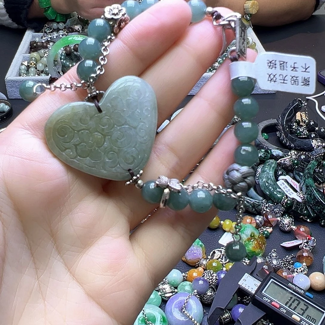 翡翠未镶嵌手链99