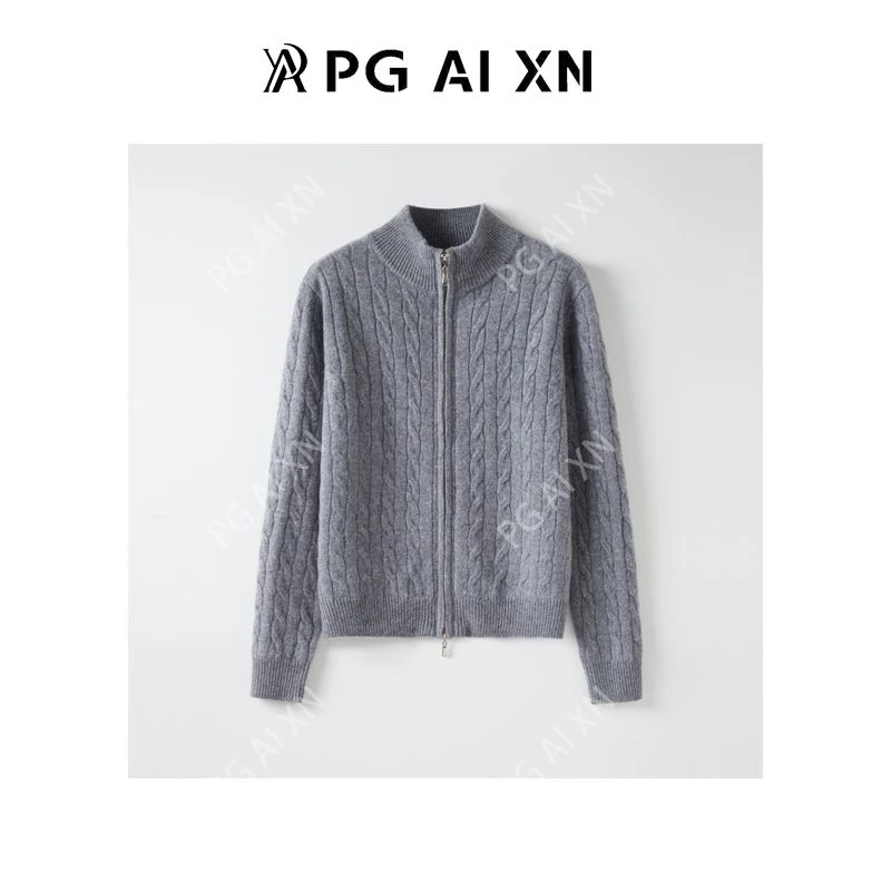甄老板 冬季新品绞花开衫 PGXN 1350
