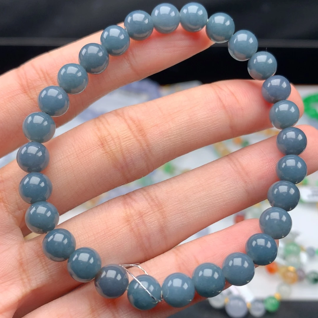 翡翠手链未镶嵌卡