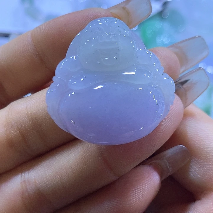 颈饰未镶嵌翡翠天然翡翠A货吊坠