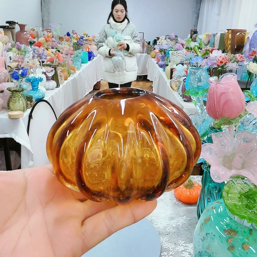 福利不退不换琉璃花瓶艺术品