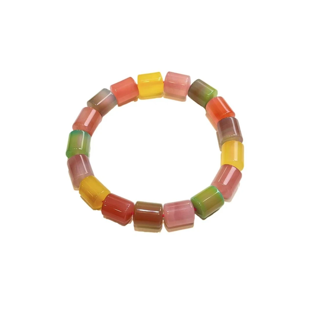 盐源玛瑙手串B34-01赠礼盒（多样性发）