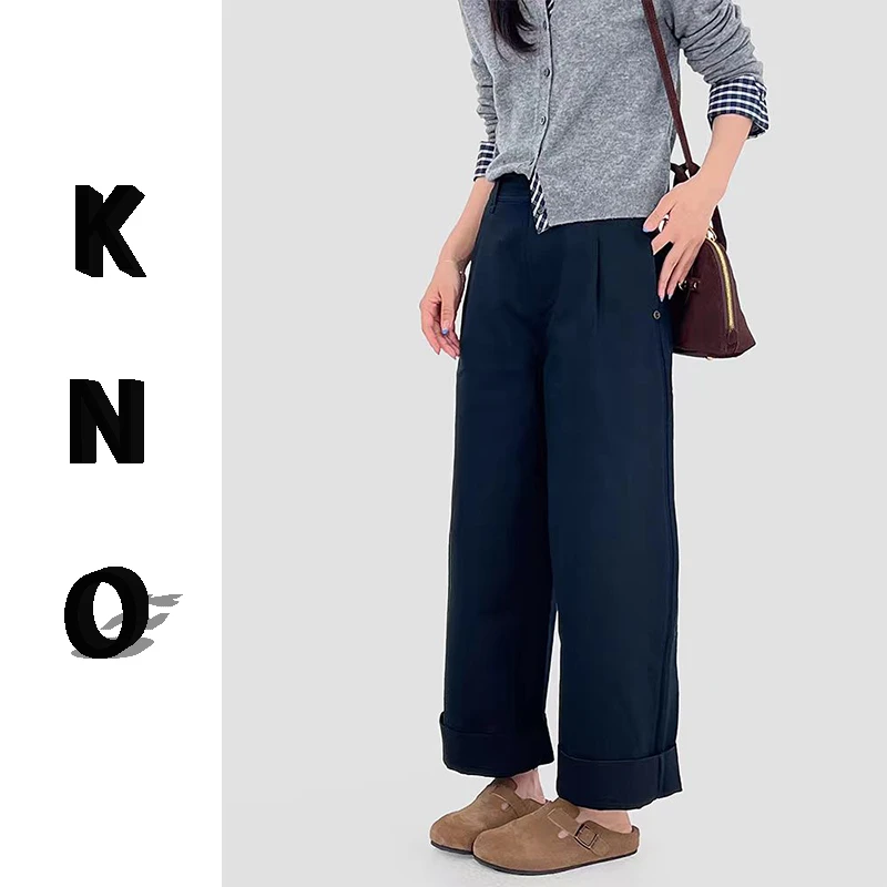 【KNO】秋冬新款四色山本裤休闲宽松ins