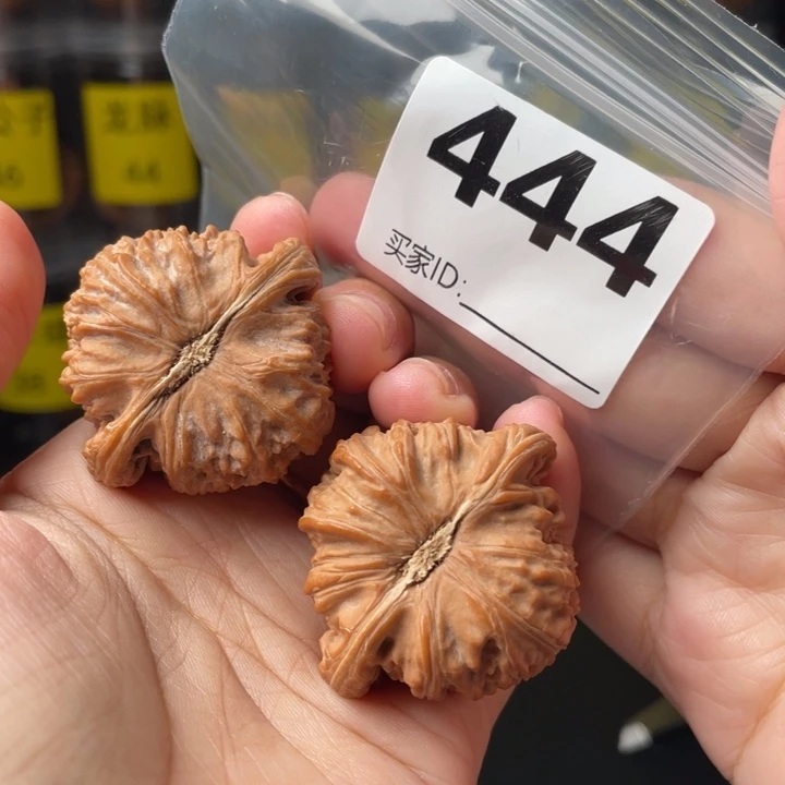 把件文玩核桃40闷白