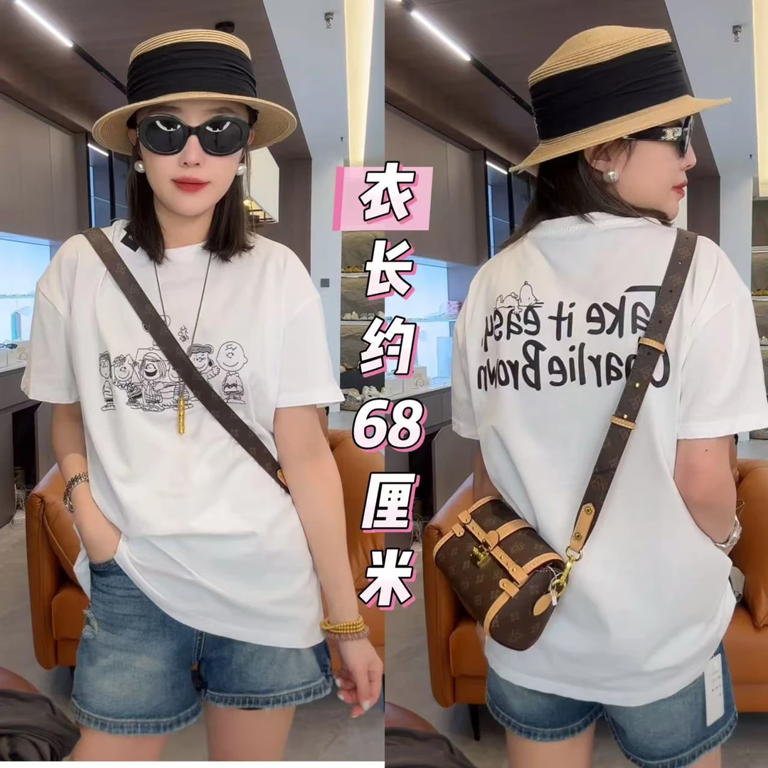 <小勋优选>88955刺绣卡通史努比圆领半袖T恤（预售）