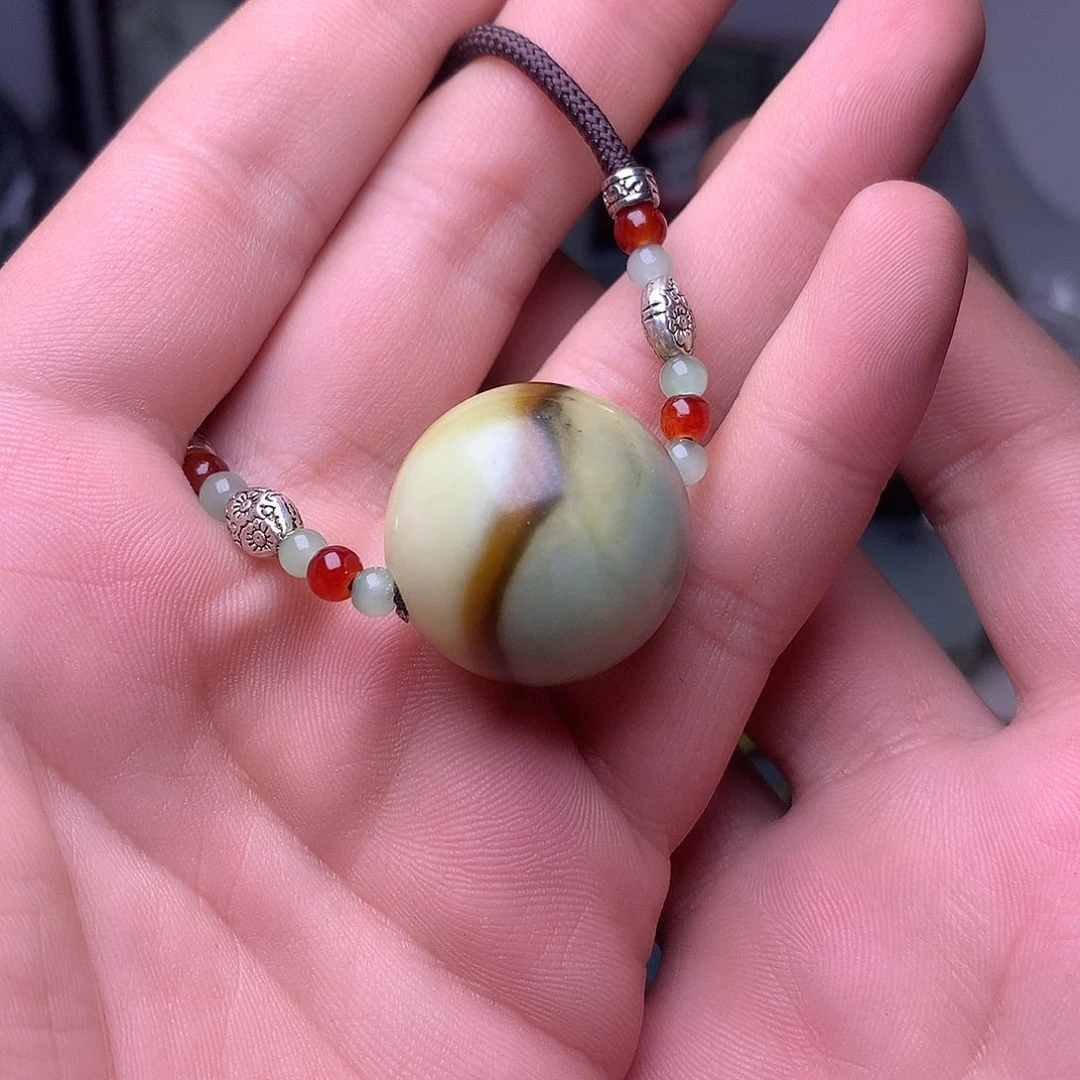 未镶嵌岫玉岫玉手把件挂件