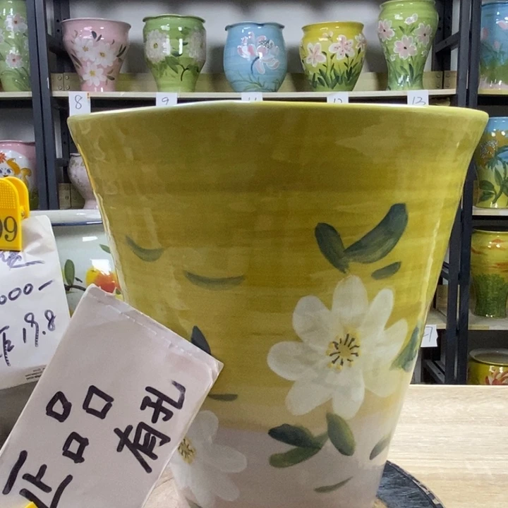 景德镇高温陶瓷花盆