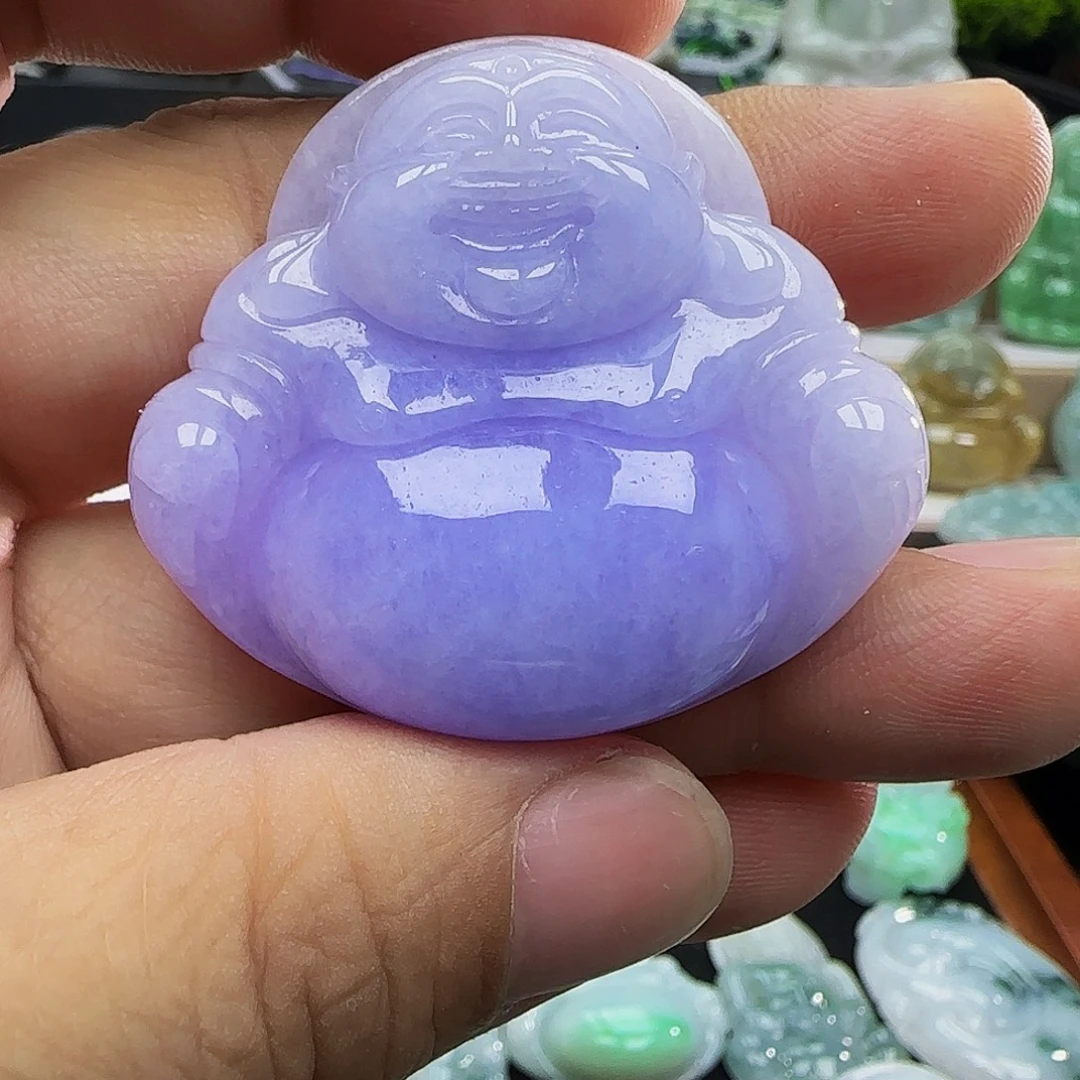 幸***棚翡翠未镶嵌吊坠(不含链)