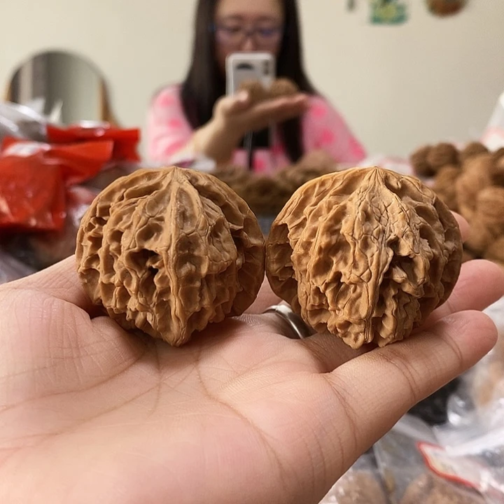 文玩核桃吊坠苹果43修