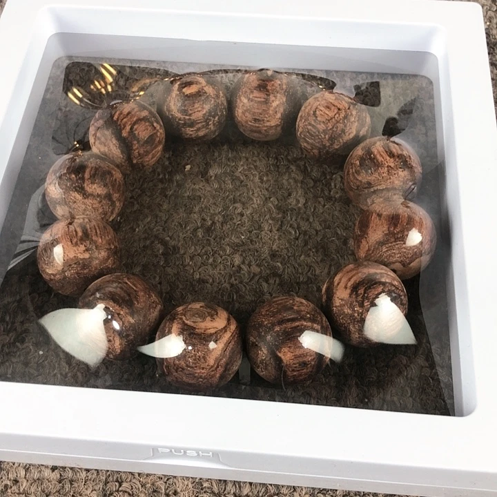 降真香手串/手链2.0全爆红油龙鳞甲超大漏木