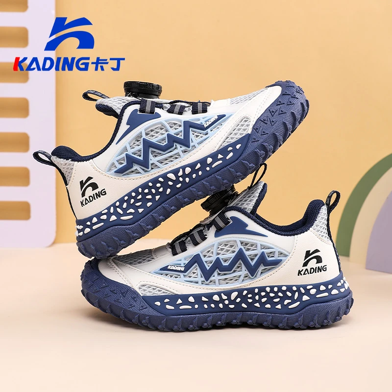卡丁机能鞋春秋款男女童运动鞋冬季透气网面跑步鞋儿童鞋软底百搭