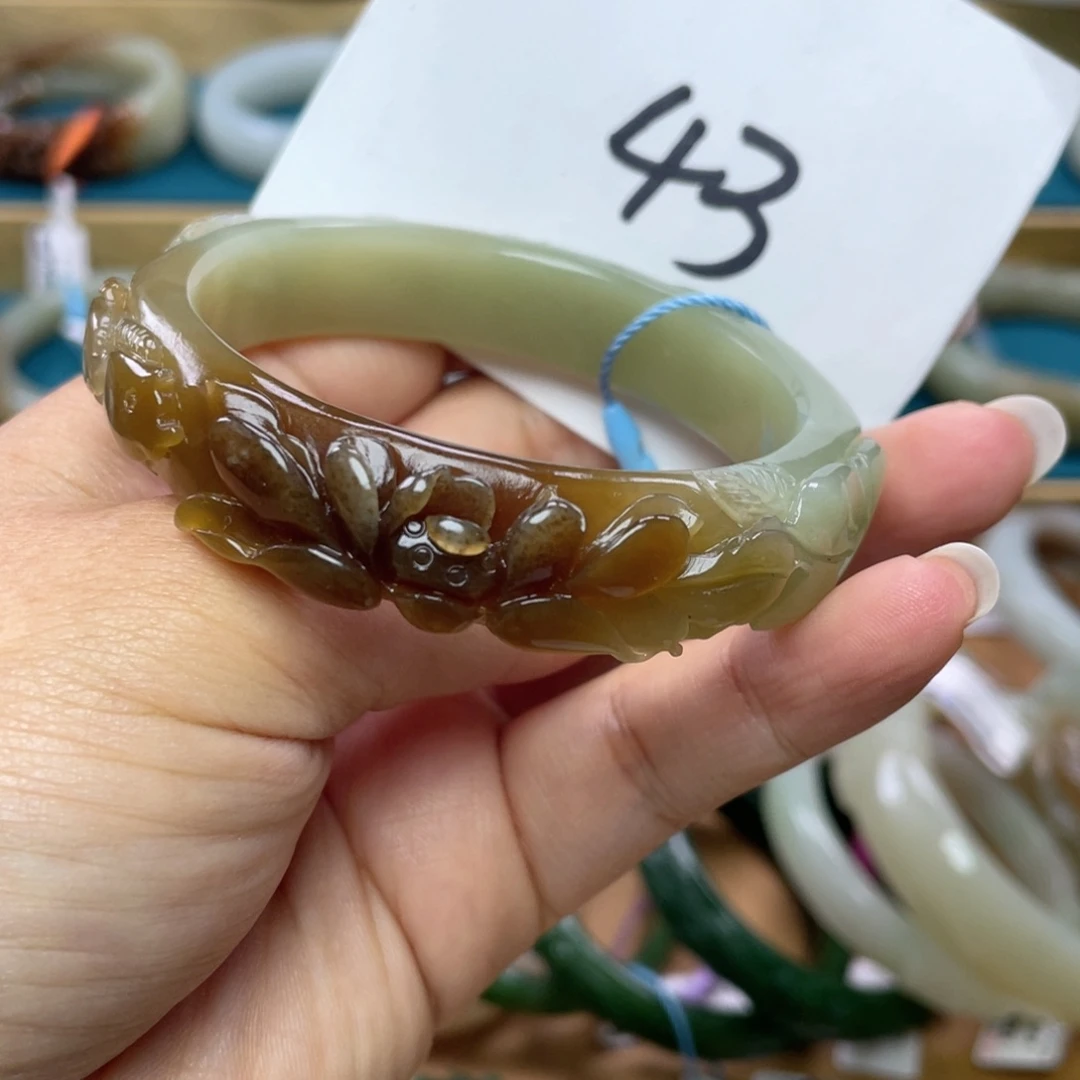 未镶嵌手镯和田玉圈口55